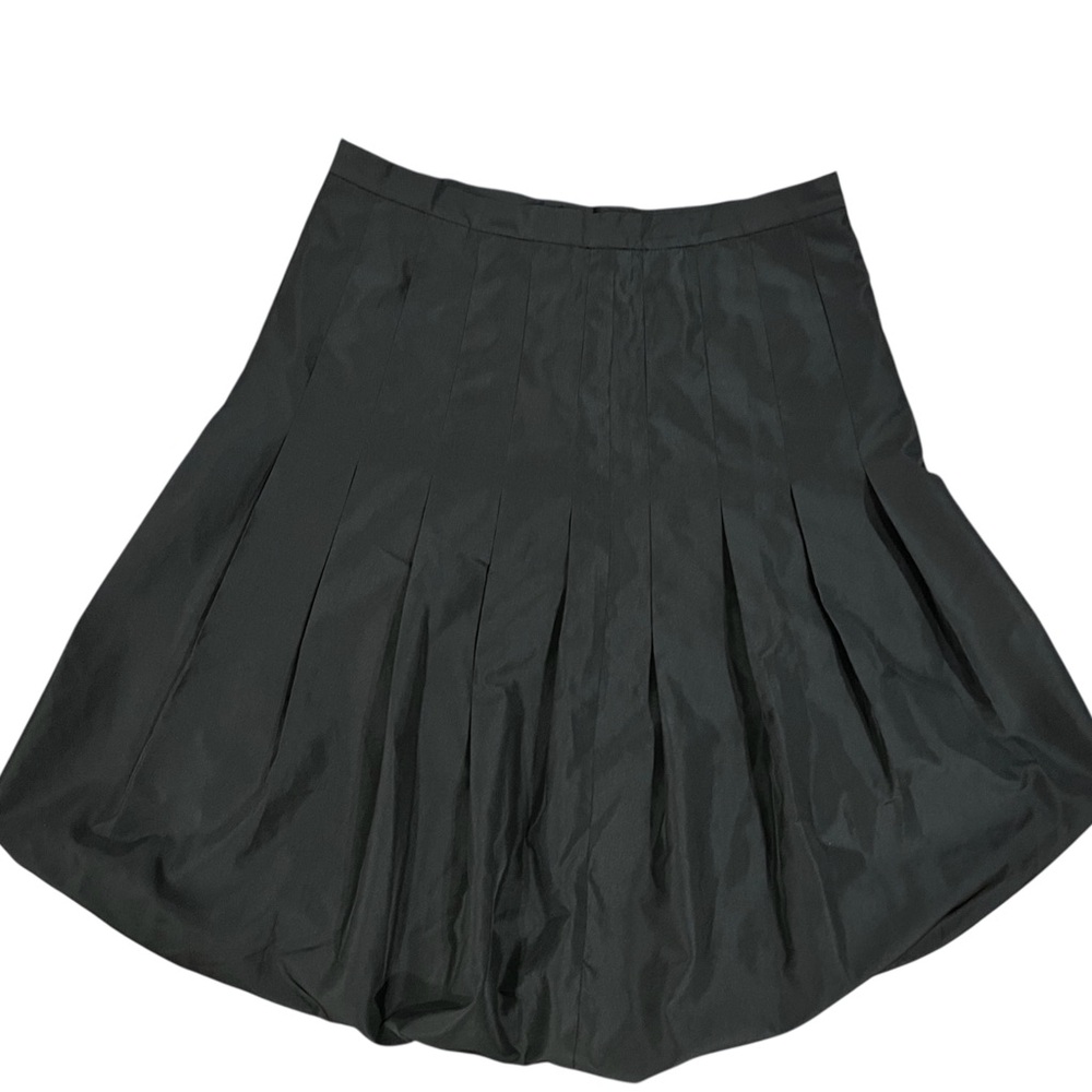 SPANNER Black Pleated Bubble Skirt